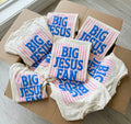 Big Jesus Puff Print
